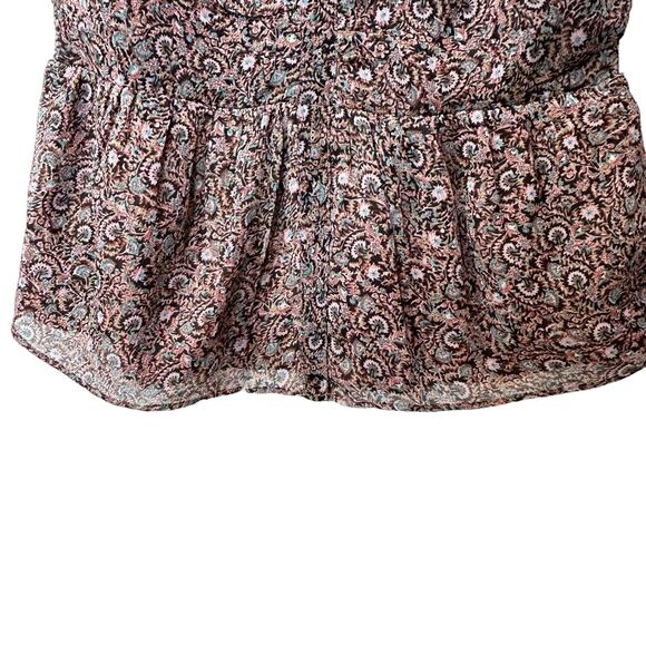 Walter Baker Carol Top Verona Sleeveless Brown/Pink W53240 Women's Small NWT - Picture 5 of 9